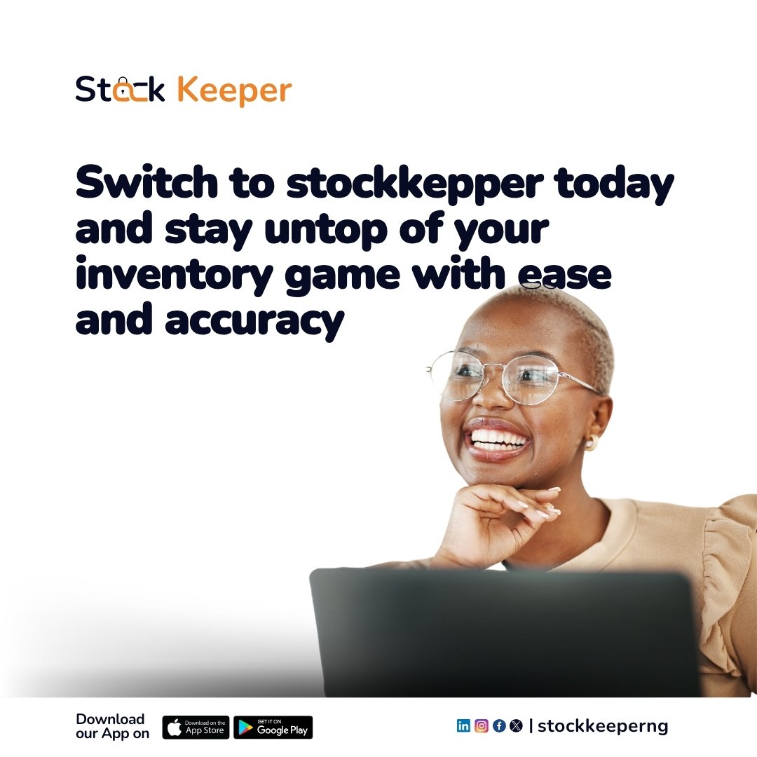 stockkeeperng's tweet photo. With Stock Keeper, you can stay on top of your inventory game with ease and accuracy!
Whether you're a small business owner or managing large-scale operations, we've got the perfect solution for you!
Download now and experience seamless inventory control 📱 https://t.co/8wHUkgCbDQ