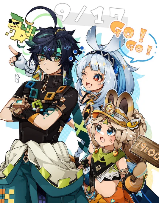 ナタっ子いっぱい描いた!
 #今月描いた絵を晒そう 