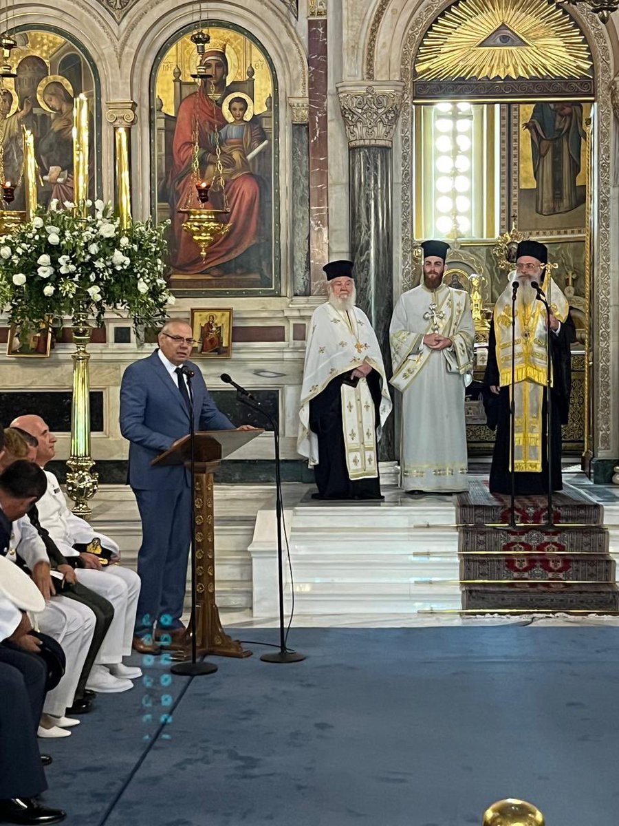 nasos190566's tweet photo. Στον εορτασμό της Ημέρας των Εθνικών Ευεργετών είχα την τιμή να εκπροσωπήσω τον Πρωθυπουργό @kmitsotakis και την @govgr. Τιμάμε τους εθνικούς ευεργέτες μας όχι μόνο για το έργο τους αλλά και για το παράδειγμα προσφοράς τους προς τη χώρα και το έθνος μας. #ypesGR https://t.co/JR3yD4UYD4