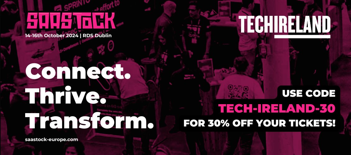 techireland's tweet photo. ⭐@TechIreland is offering an exclusive discount for @SaaStock #Dublin 2024!

💡4,500+ SaaS leaders
🎙️100+ top speakers
📈600+ investors

💰Save 30% on your ticket: TECH-IRELAND-30

👉 Get your tickets here: https://t.co/qgfUPIVRVP

#TechIreland #SaaStock #SaaStock2024 #SaaS https://t.co/osVuHkaqNE