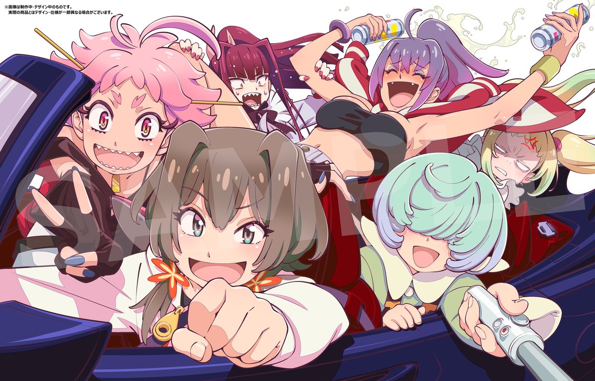 「「真夜中ぱんチ Blu-ray BOX」デジパックイラスト、ネタバレ防止用にダミ」|ことぶきつかさのイラスト