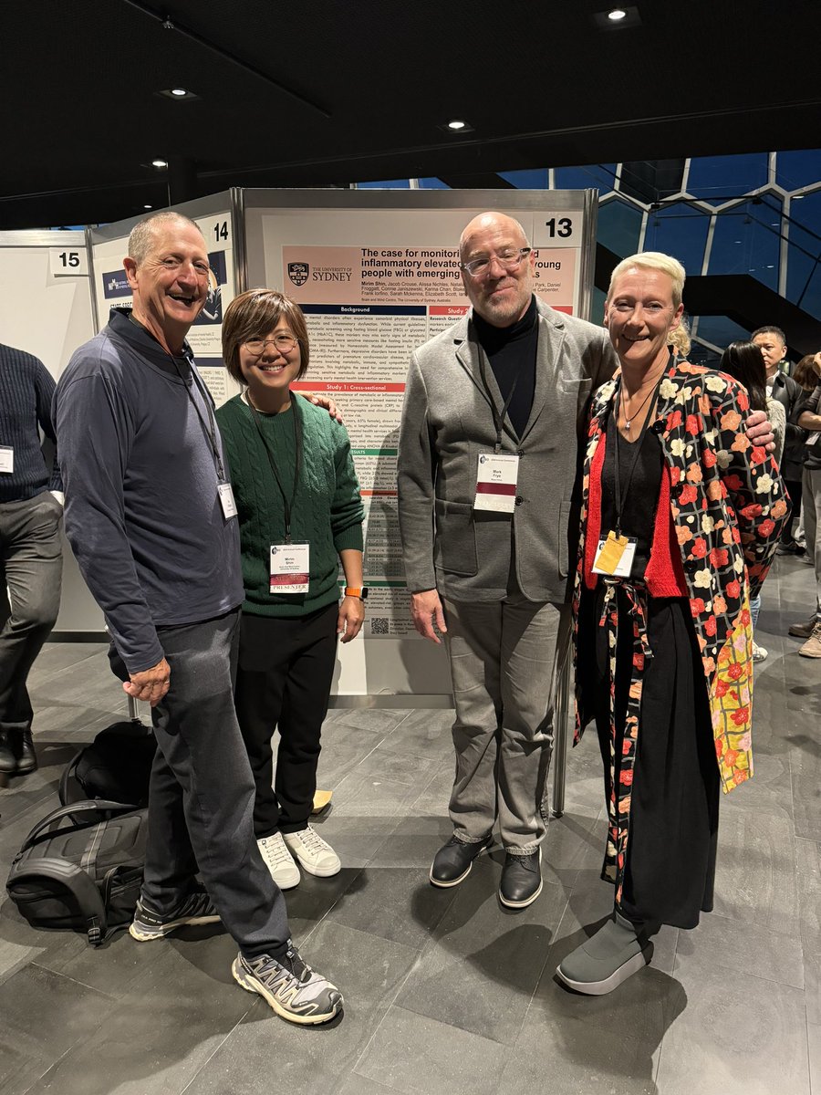 Ian Hickie (@ian_hickie) on Twitter photo Metabolic complications and dietary manipulations-a large coalition of interests at #ISBD2024 <a href="/ISBD4/">ISBD</a> <a href="/EMC_ISBD4/">@EMC_ISBD4</a> early testing and interventions are essential in bipolar disorder <a href="/CUP_RDirections/">Research Directions</a> Depression <a href="/EdinburghUni/">The University of Edinburgh</a> <a href="/BrainMind_Usyd/">Brain & Mind Centre</a> <a href="/Mental_Elf/">The Mental Elf</a> <a href="/IEPAnetwork/">IEPA</a> <a href="/wellcometrust/">Wellcome</a> Metabolic complications and dietary manipulations-a large coalition of interests at #ISBD2024 <a href="/ISBD4/">ISBD</a> <a href="/EMC_ISBD4/">@EMC_ISBD4</a> early testing and interventions are essential in bipolar disorder <a href="/CUP_RDirections/">Research Directions</a> Depression <a href="/EdinburghUni/">The University of Edinburgh</a> <a href="/BrainMind_Usyd/">Brain & Mind Centre</a> <a href="/Mental_Elf/">The Mental Elf</a> <a href="/IEPAnetwork/">IEPA</a> <a href="/wellcometrust/">Wellcome</a>