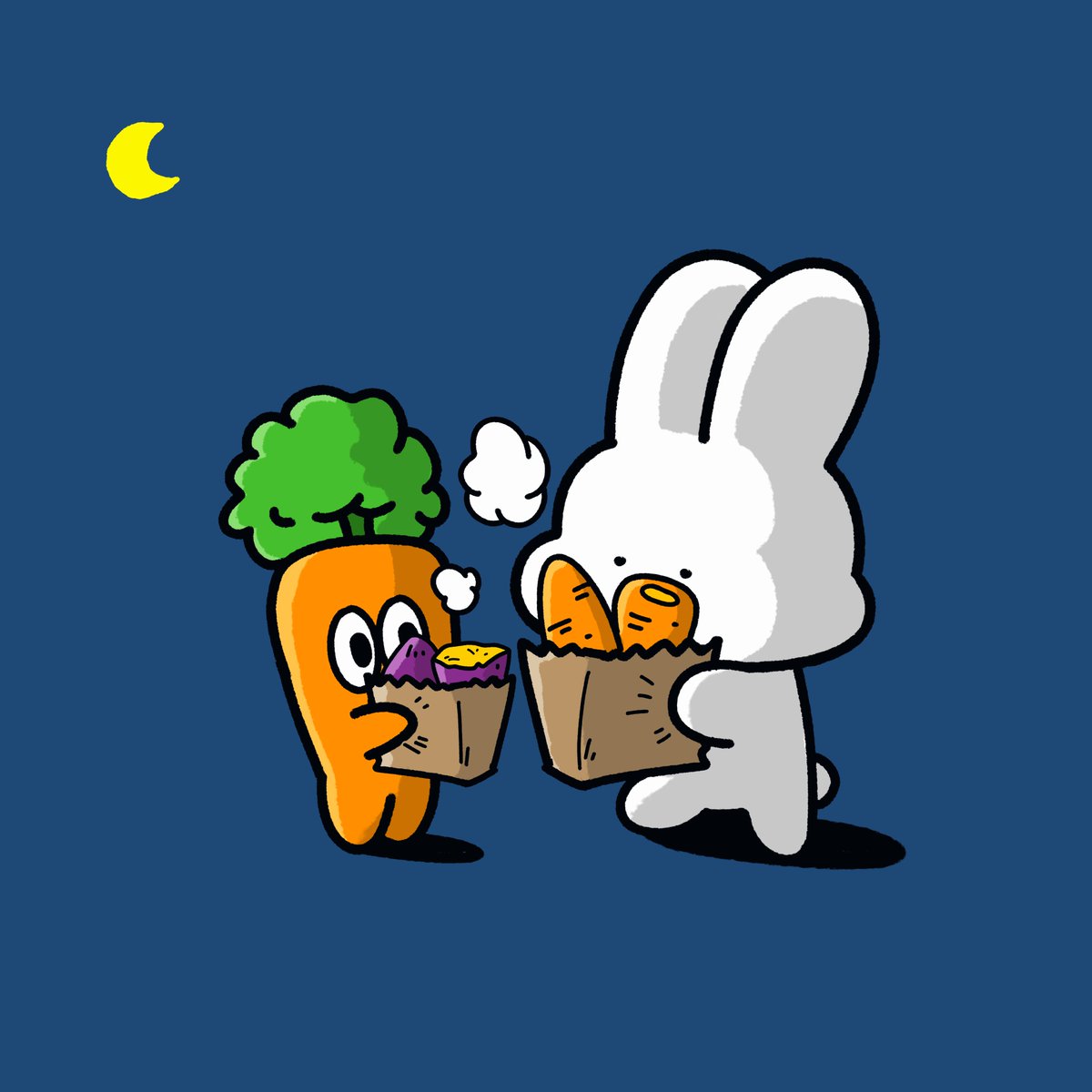 nichinichi_369's tweet photo. #今月描いた絵を晒そう 
今月もたくさん描けました🐰🥕 https://t.co/8FyVOTYpL7