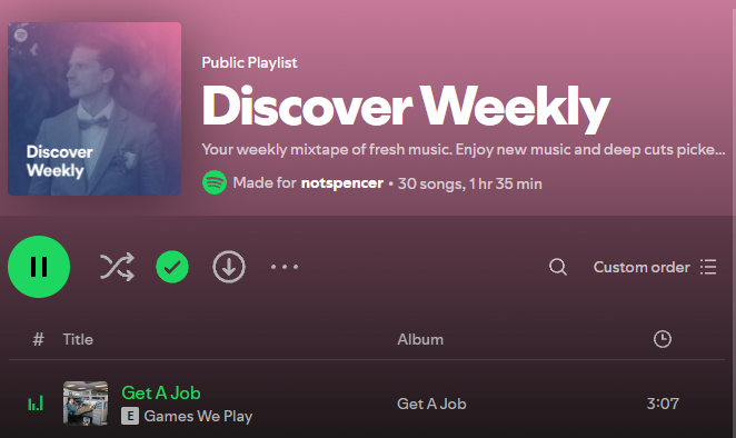 Hey gang, I'm looking for my next opportunity and apparently, <a href="/Spotify/">Spotify</a> is all over it.😅

Ideally:
🤖Tech, AI, Gaming industries or products within this realm.
🤝Roles with product &amp; customer-facing touchpoints, working on customer satisfaction, loyalty, advocacy

Can you share?