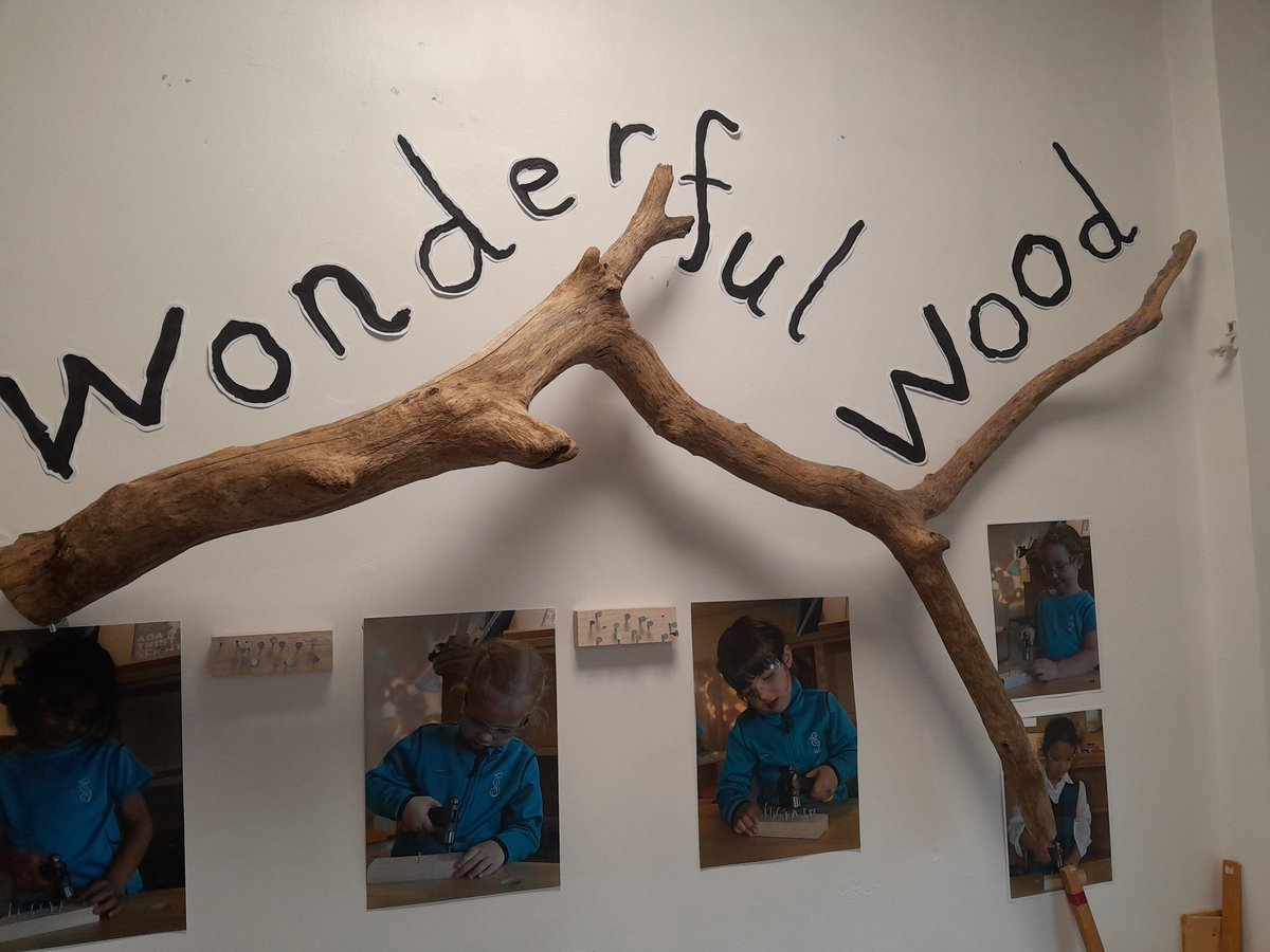 Reception girls have been imspired by the Angel of the North in The Learning Zone <a href="/NewcastleHigh/">Newcastle High School for Girls (GDST)</a> this morning.