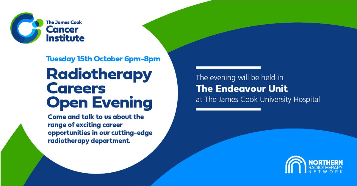 Northern Radiotherapy Network (@northernrtn) on Twitter photo RADIOTHERAPY CAREERS EVENING ℹ️ℹ️ℹ️
Thinking about a #careeropportunity in #radiotherapy
To find out more about this event follow this link
👉 bit.ly/3zI89nF
<a href="/nhsfyp/">NHS Find Your Place</a> <a href="/Apprenticeships/">Apprenticeships</a> <a href="/HealthCareersUK/">NHS Health Careers</a> @rad__chat <a href="/NationalCareers/">National Careers</a> @careersneandc1 <a href="/NorthEastJobsUK/">North East Jobs</a> RADIOTHERAPY CAREERS EVENING ℹ️ℹ️ℹ️
Thinking about a #careeropportunity in #radiotherapy
To find out more about this event follow this link
👉 bit.ly/3zI89nF
<a href="/nhsfyp/">NHS Find Your Place</a> <a href="/Apprenticeships/">Apprenticeships</a> <a href="/HealthCareersUK/">NHS Health Careers</a> @rad__chat <a href="/NationalCareers/">National Careers</a> @careersneandc1 <a href="/NorthEastJobsUK/">North East Jobs</a>