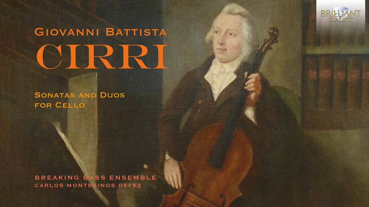 MamithePsychic's tweet photo. Cirri: Sonatas and Duos for Cello
https://t.co/nOutD3h2kW
Composer: Giovanni Battista Cirri
Artists: Carlos Montesinos Defez (cello)
Breaking Bass Ensemble
#Cirri #Cello #Sonatas #ClassicalMusic https://t.co/oFghCV7evy