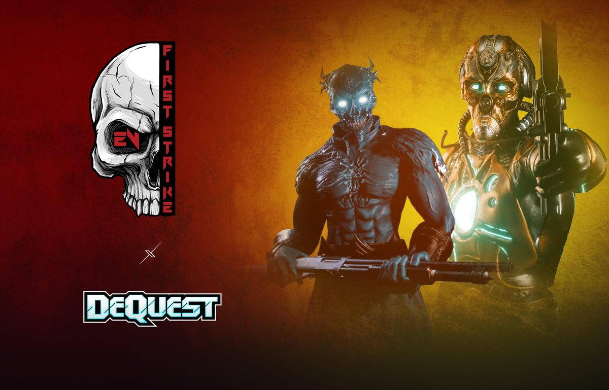 🕹 Enter DeQuest’s latest partner - @EgoVersusTFS.

🎮 EgoVersus: The First Strike is free-to-play, action-packed, sci-fi, first person shooter set in a dystopian future where players engage in thrilling multiplayer battles with zombie modes.

EgoVersus: The First Strike deeply