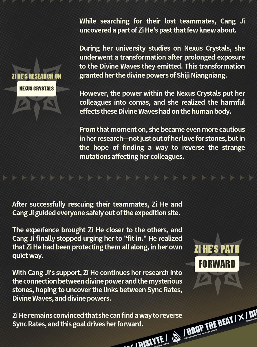 dislyte's tweet photo. Esper Profile: Zi He (Shiji Niangniang)
Let's learn more about Zi He!
#Dislyte #PlaneOfIllusion #ZiHe #ShijiNiangniang https://t.co/592OaDelia
