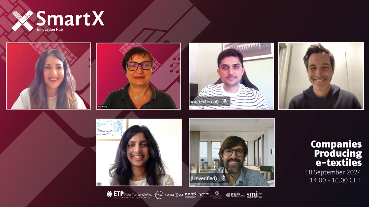 On Sept 18, we presented <a href="/StrentexProject/">StrentexProject</a> results at the SmartX Innovation Hub webinar. Our researcher, <a href="/sohail_sarang/">Sohail Sarang</a>, shared our e-textile prototypes and systems for various applications. #eTextiles #Innovation #SmartX