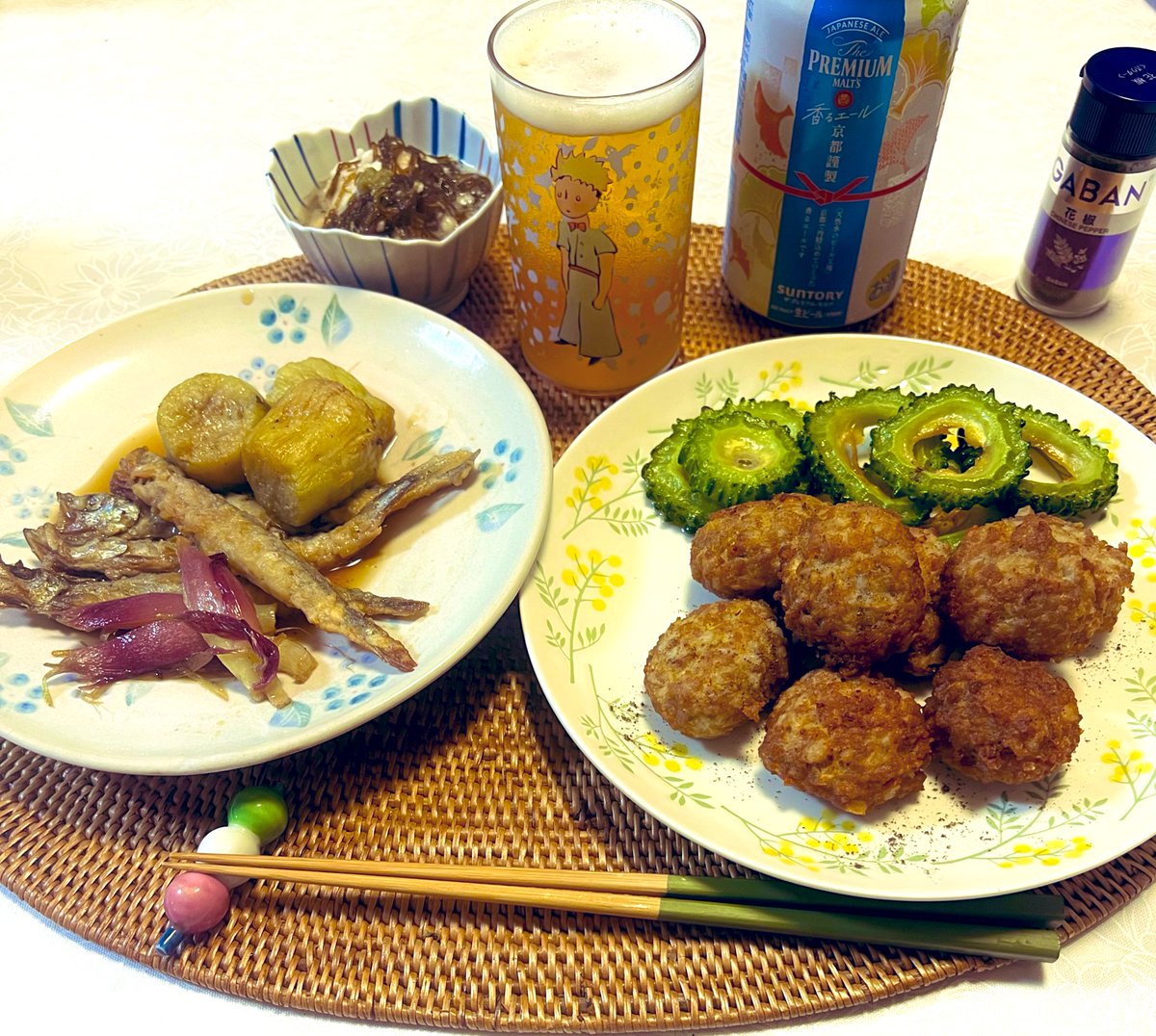 un_sept's tweet image. れんこん入り素揚げ肉団子
ししゃもとみょうがの揚げびたし
長芋のもずく酢あえ

できた！

いただきまーす(^-^)

9月はありがとうございました😊