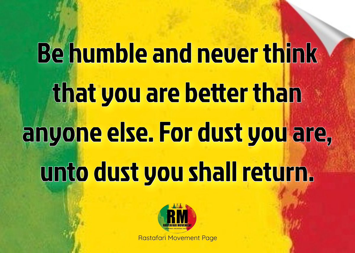 Be humble and never think that you are better than anyone else.

For dust you are, unto dust you shall return.