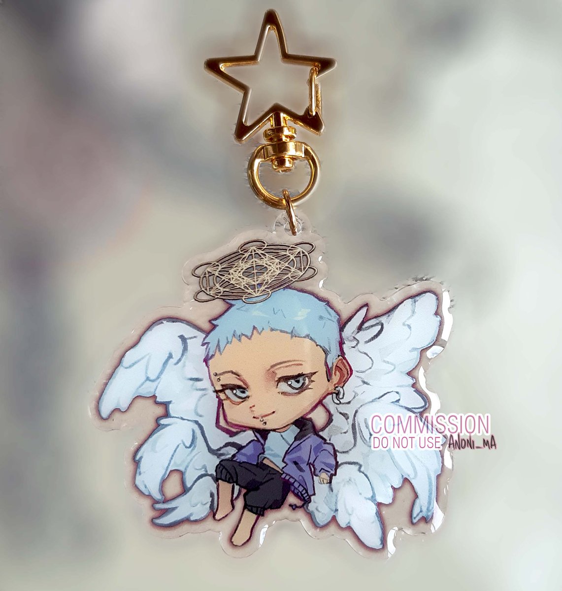 Custom keychain commission I did a couple months ago. I forgot to post it.
#Commission