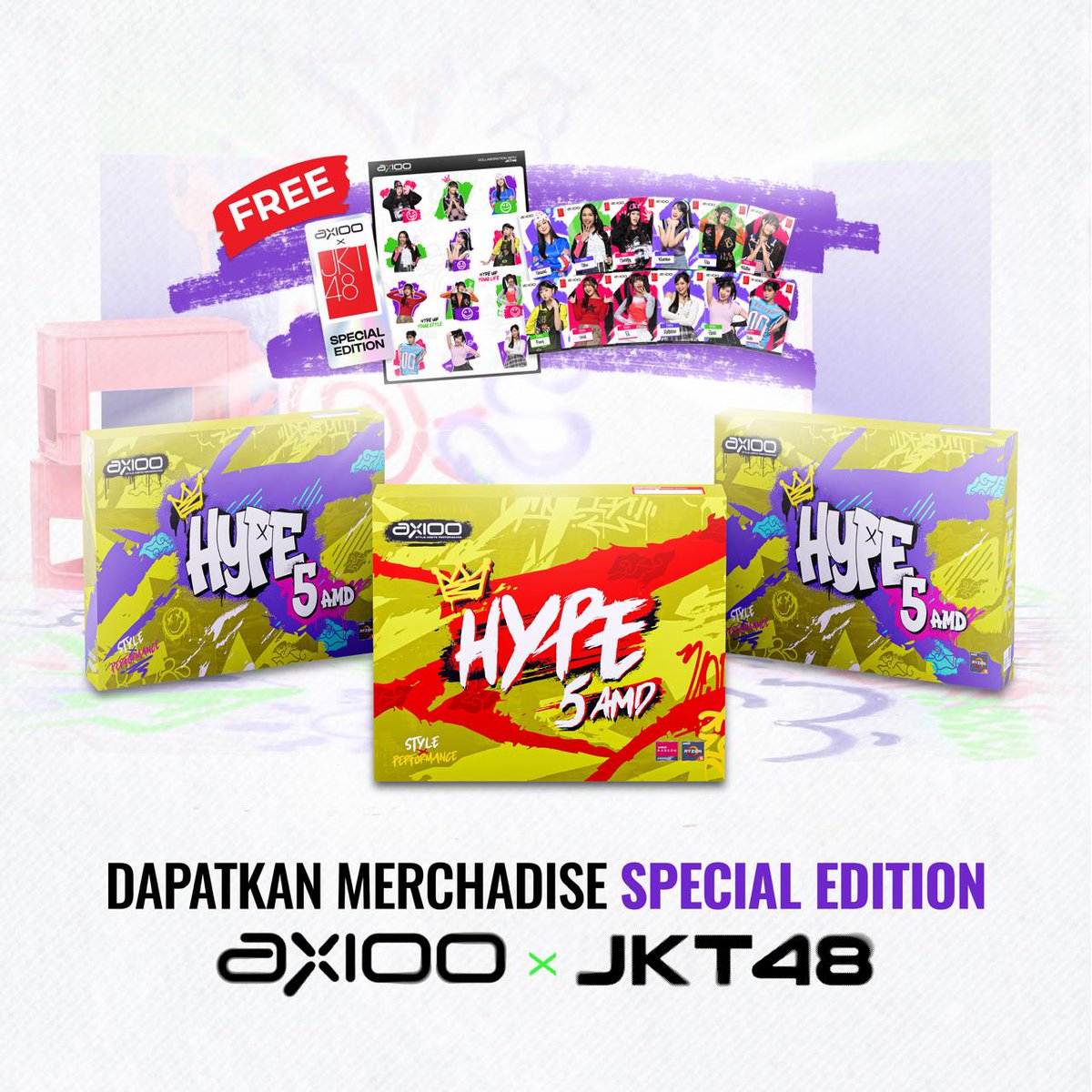 axioo_id's tweet image. Kamu bisa mendapatkan merchandise eksklusif dari JKT48 dengan membeli ketiga Hype Series ini di toko komputer terdekat di kotamu atau secara online di e-commerce resmi Axioo Indonesia.

Tunggu apalagi?

#AxiooIndonesia #HypeSeries #LaptopPelajar #JKT48