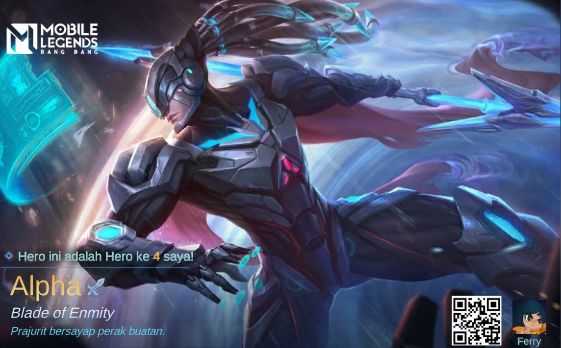 rangkangsastra's tweet photo. Saya baru saja mendapatkan Hero baru Alpha di Mobile Legends: Bang Bang! Ayo berhadapan melawan Player MOBA terbaik dunia bersama-sama! 
https://t.co/OYaH2AxlXB https://t.co/AtdbvxlVsx