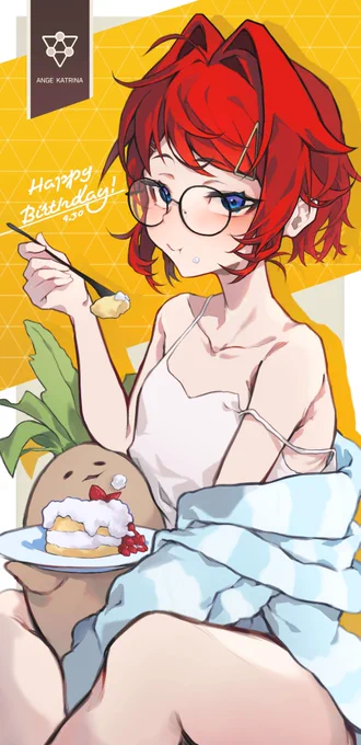 誕生日おめでとう!#絵ンジュ #アンジュ爆誕 