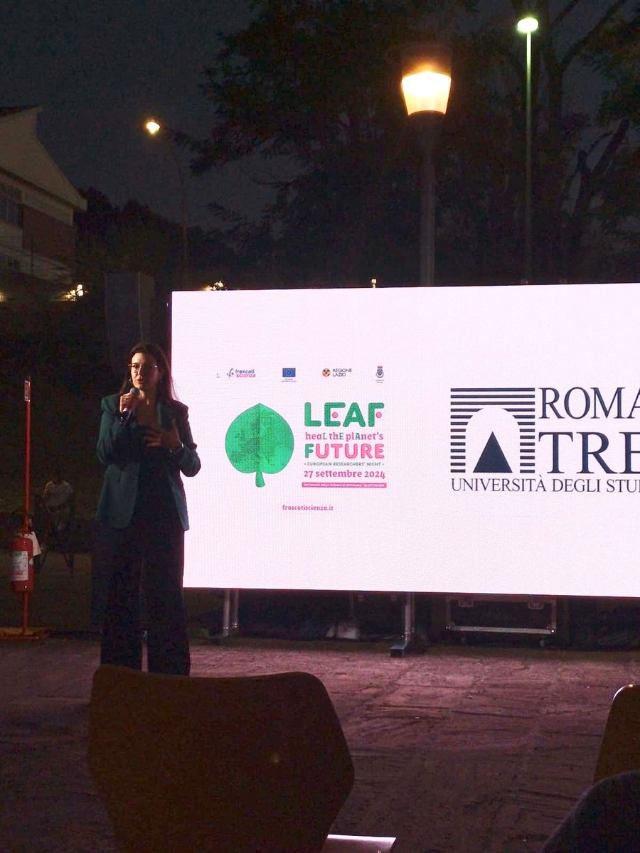 Chiara Bellani (@chiara_bellani) on Twitter photo What an honour to take part to the #EuropeanResearchersNight in Italy! Here with <a href="/FrascatiScienza/">Frascati Scienza</a> and <a href="/UnivRoma3/">Università Roma Tre</a> for project “Leaf - healing the planet’s future”. I reminded the audience of the importance of investing in research and inspiring the young generation. <a href="/REA_research/">European Research Executive Agency</a> What an honour to take part to the #EuropeanResearchersNight in Italy! Here with <a href="/FrascatiScienza/">Frascati Scienza</a> and <a href="/UnivRoma3/">Università Roma Tre</a> for project “Leaf - healing the planet’s future”. I reminded the audience of the importance of investing in research and inspiring the young generation. <a href="/REA_research/">European Research Executive Agency</a>