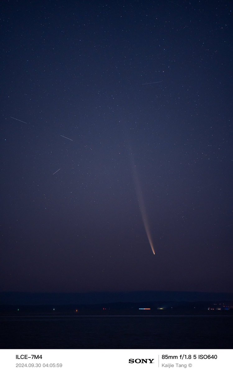 tang_kaijie's tweet image. C/2023 A3 (Tsuchinshan–ATLAS)

30 Sep, 2024. Wellington Point, Brisbane 

#TsuchinshanATLAS