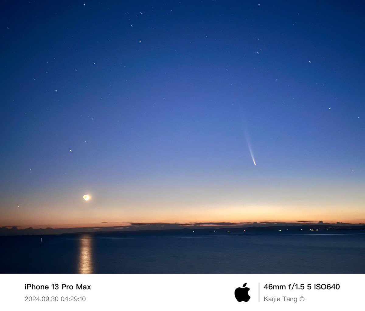 tang_kaijie's tweet image. C/2023 A3 (Tsuchinshan–ATLAS)

30 Sep, 2024. Wellington Point, Brisbane 

#TsuchinshanATLAS