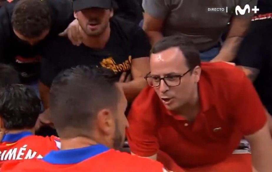 Koke: “Dejad de lanzar cosas, os puede caer una multa muy gorda, e incluso podríais ir a la cárcel, no es moco de pato”
- “De pavo, los patos no moquean”
Koke: “¿Como que no? Y si están resfriaos que, PAYASO”