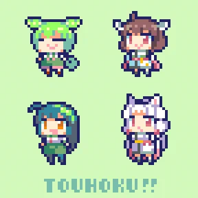 (╹◡╹)#今月描いた絵を載せよう#ドット絵 