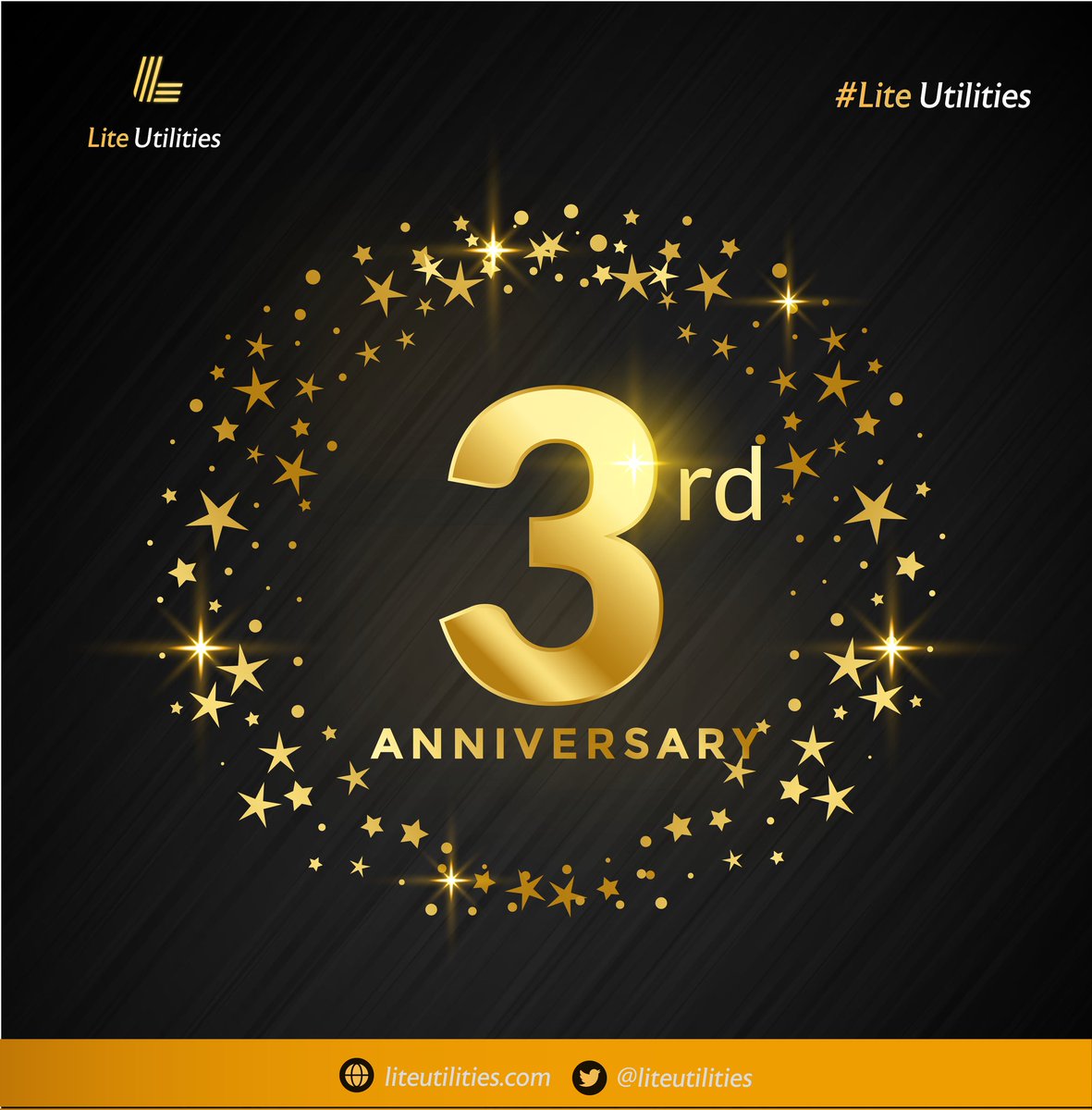 Happy 3 years anniversary #LiteUtilities We've come a long way, and we're looking forward to working with more companies in web3 Worldwide