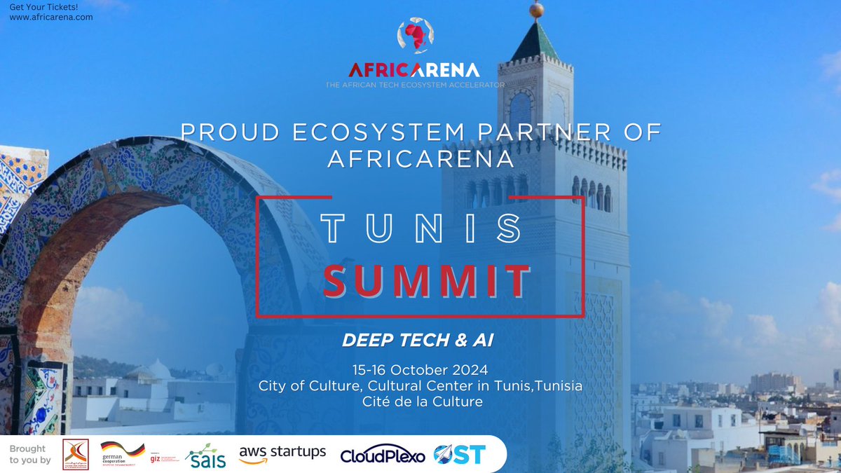 We are thrilled to announce that we are now an Ecosystem Partner for the upcoming <a href="/AFRICARENA/">AfricArena</a>  Tunis Deeptech and AI Summit! 🚀

We look forward to collaborating and creating impactful opportunities for the tech ecosystem. See you in Tunis! 🇹🇳