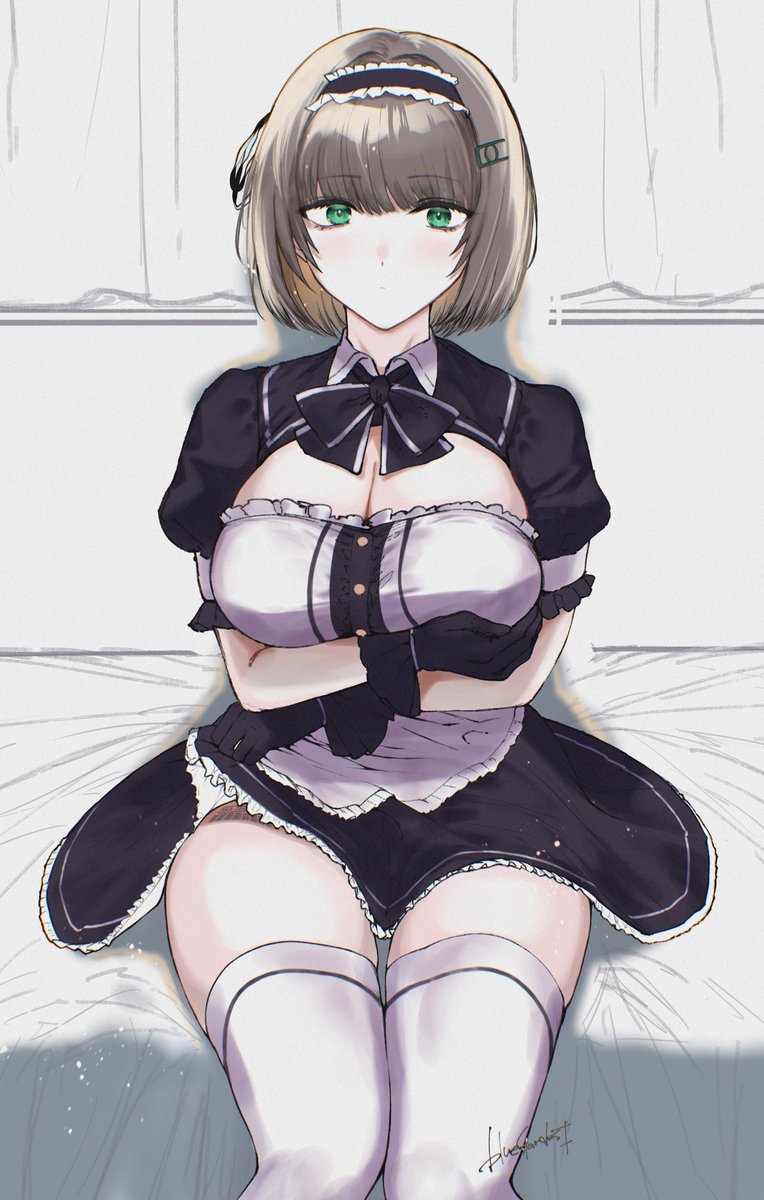 「カラスさんのアンドロイドメイドさん@ K_R_S 」|児島領のイラスト