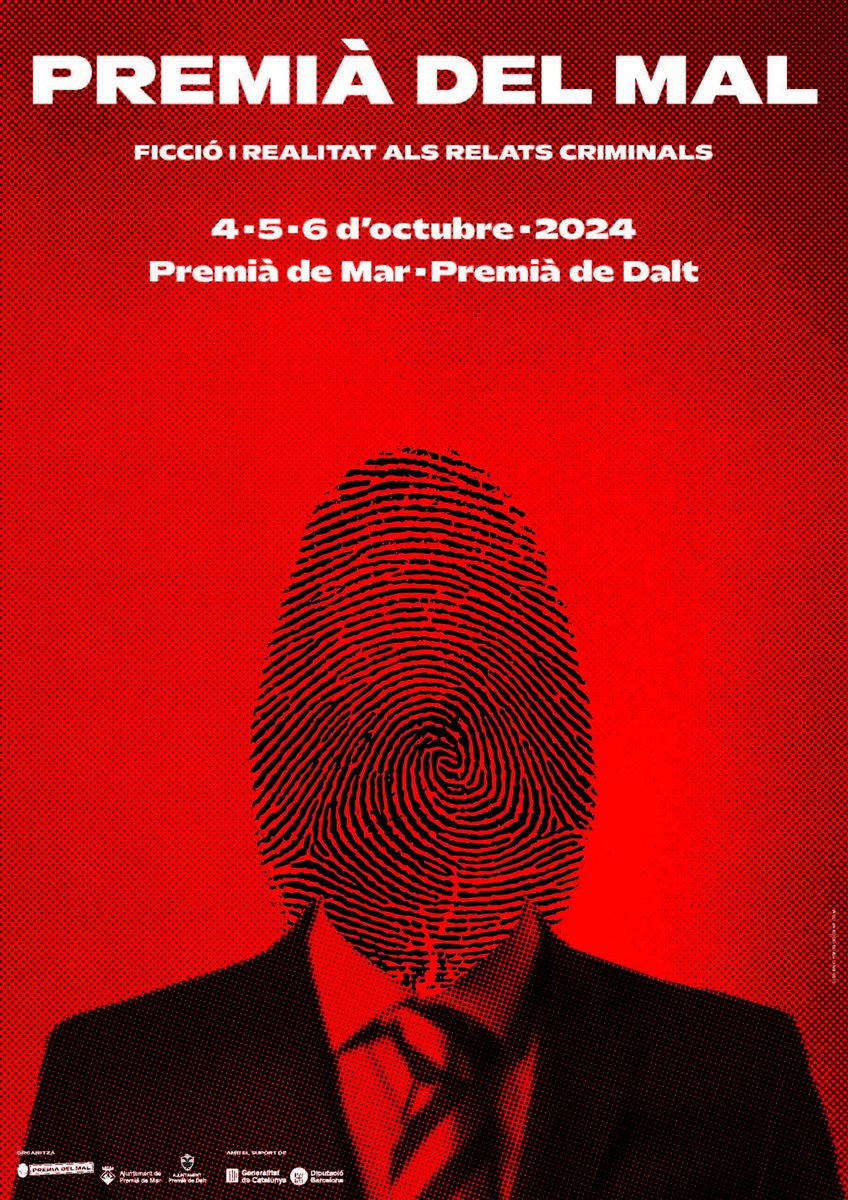 fontdelcargol's tweet photo. Diumenge 6 d'octubre, Can Vallerià acollirà l'última jornada de la I edició de PREMIÀ DEL MAL, el festival de novel·la negre de Premià de Mar i Premià de Dalt. Presentacions, novetats editorials, swing i vermut, a partir de les 12:30h US HI ESPEREM! 🩸🔍https://t.co/82pKQ30zU4 https://t.co/Nzp1pzHg0w