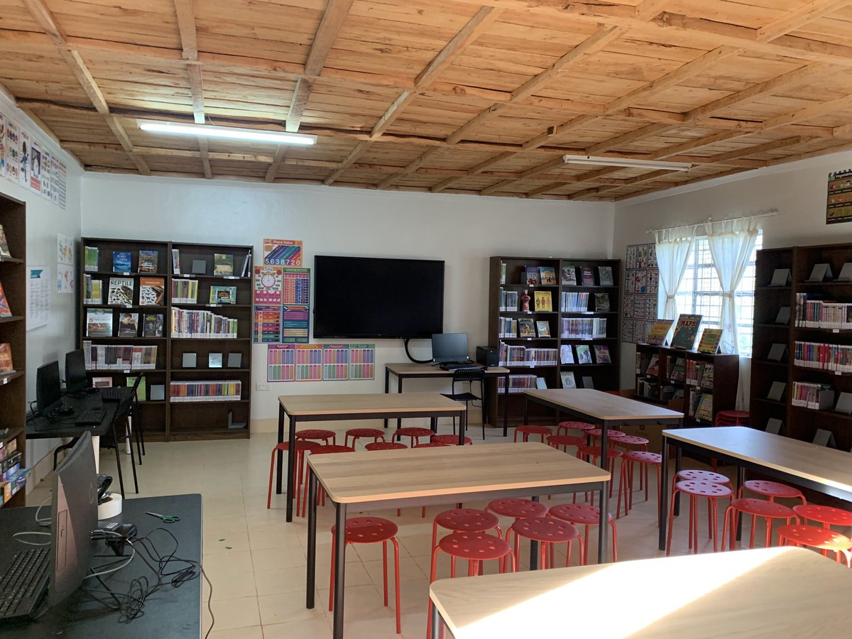 KEYlibraries's tweet photo. Witness the amazing transformation of Kinyona Primary School’s library into a modern learning space, inspiring young minds every day. #LibraryTransformation #KinyonaPrimary #EmpoweringEducation #ModernLibrary #KEYLibraries https://t.co/G2OmDCBKdz