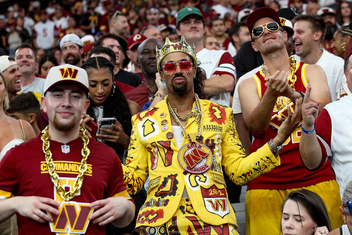 Commanders fans have a lot to cheer about after these last two games with WINS. They showed up in Phoenix and was LOUD. #Commanders #RaiseHail