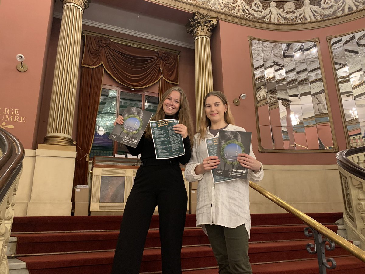 Så er vi klar til konference om, hvordan vi når et energisystem inden for de planetære grænser i 2040
<a href="/gronomstilling/">Rådet for Grøn Omstilling</a> #dkpol #dkgreen