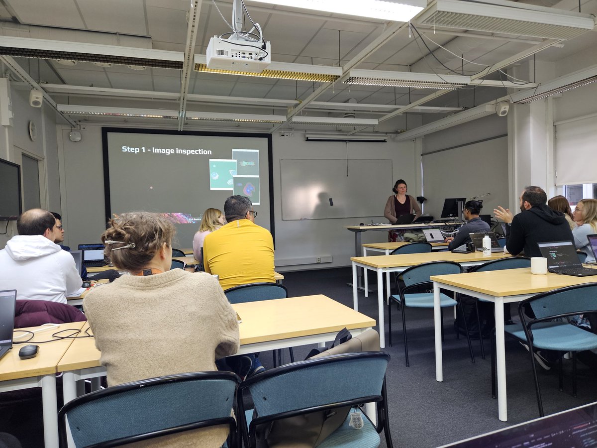 Joanna Pylvänäinen (@jwpylvanainen) on Twitter photo Turku image analysis course Day1 starting with <a href="/HannaG_09/">Hanna09 (she/her)</a> and how to inspect images before processing. Looking very much forward to this week with <a href="/sujanghm/">Sujan Ghimire 🇳🇵🇫🇮</a> <a href="/mycroscopy/">Elnaz Fazeli</a> <a href="/helenajambor/">Helena Jambor is gone elsewhere.</a> <a href="/StRigaud/">Stephane Rigaud</a> @guijacquemet <a href="/PekkaRuusuvuori/">Pekka Ruusuvuori</a> <a href="/junelsolis/">Junel Solis</a> and Marcela. <a href="/AboAkademi/">Åbo Akademi University</a> Turku image analysis course Day1 starting with <a href="/HannaG_09/">Hanna09 (she/her)</a> and how to inspect images before processing. Looking very much forward to this week with <a href="/sujanghm/">Sujan Ghimire 🇳🇵🇫🇮</a> <a href="/mycroscopy/">Elnaz Fazeli</a> <a href="/helenajambor/">Helena Jambor is gone elsewhere.</a> <a href="/StRigaud/">Stephane Rigaud</a> @guijacquemet <a href="/PekkaRuusuvuori/">Pekka Ruusuvuori</a> <a href="/junelsolis/">Junel Solis</a> and Marcela. <a href="/AboAkademi/">Åbo Akademi University</a>