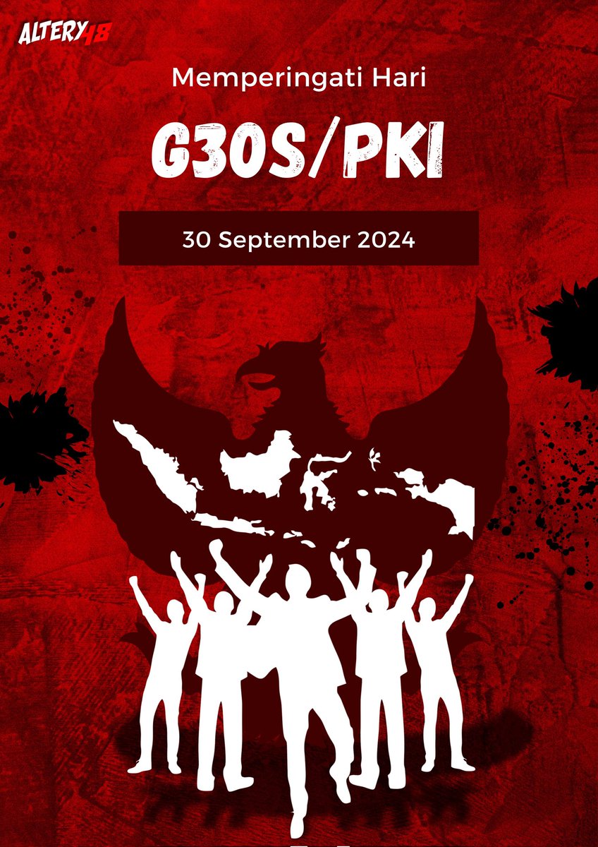 [ MEMPERINGATI PERISTIWA G30S/PKI]

Mari sejenak kita mengheningkan cipta untuk para pahlawan yang telah gugur🥀