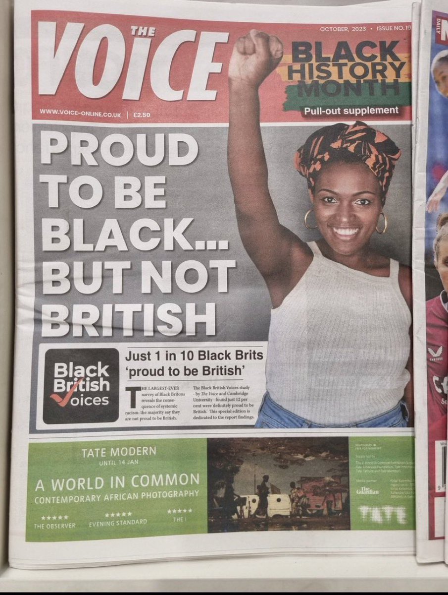 iamyesyouareno's tweet photo. And now put a White person on the front page who says ‘I’m proud to be White and British’ and watch the world burn. https://t.co/BngsDZoyzd
