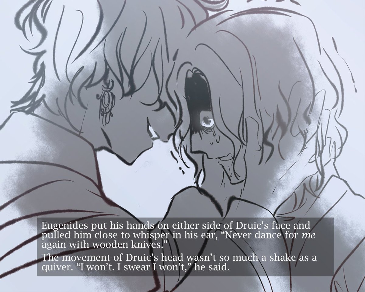 guessibetter's tweet image. posts whumpy queen's thief doodles at 3am like i'm back in 2019 🤪🤪🤪