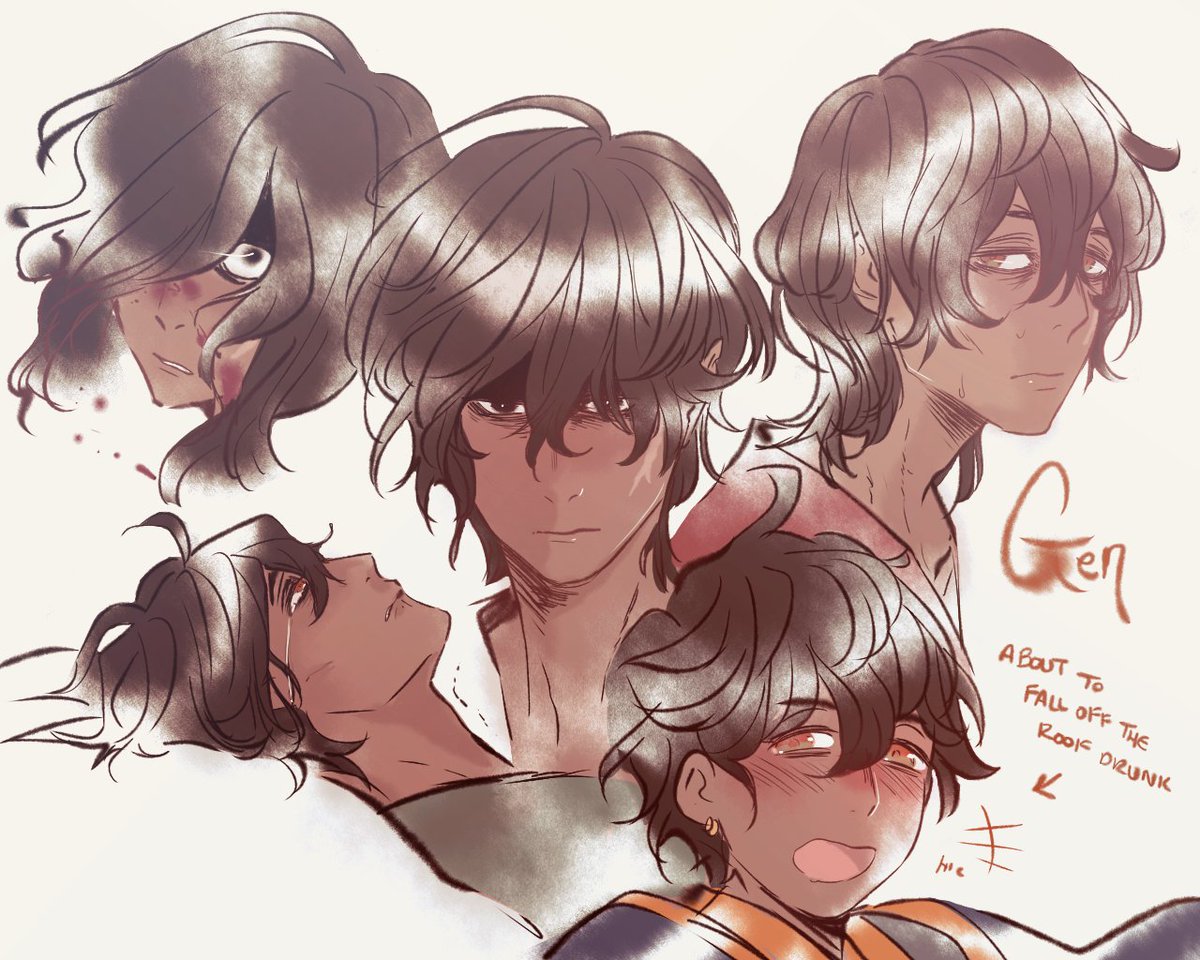 guessibetter's tweet image. posts whumpy queen's thief doodles at 3am like i'm back in 2019 🤪🤪🤪