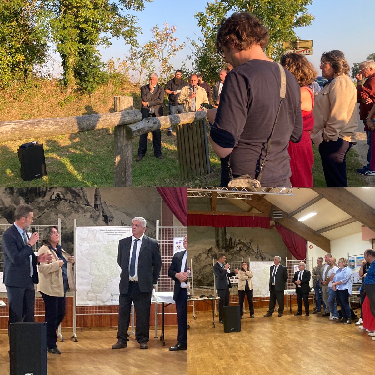 Signature de la CTG Lieuvin Pays d’Auge: acter et amplifier les partenariats institutionnels et associatifs pour une mobilité culturelle et géographique sur le territoire. Belles rencontres, grandes ambitions ⁦@MoncadaFra⁩ ⁦@BernayErun⁩ <a href="/NouetSeverine/">CPD EPS Eure</a>⁩