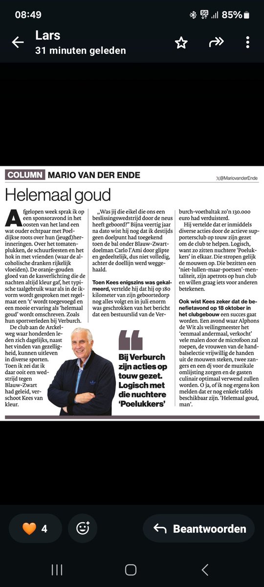 leeuwrn's tweet photo. #Verburch #poeldijk 🤎💪 https://t.co/Y7jBgdlnH0