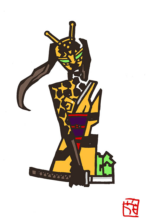 ポケモン「#昆虫採取#このタッチ #仮面ライダー #シン・仮面ライダー#ポケモン #ファン」|花小金井正幸＠喫茶宝石箱での個展。2023年開催予定のイラスト