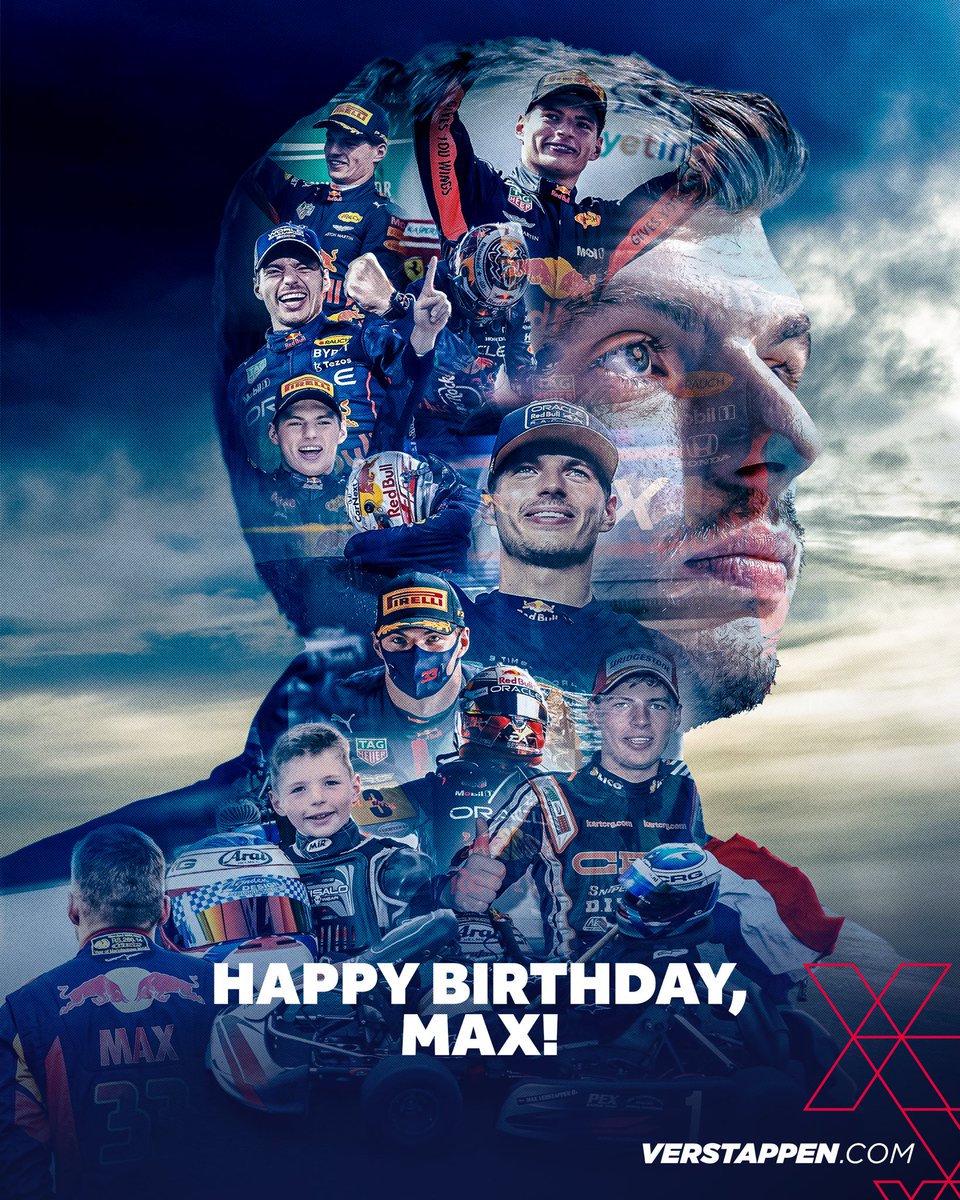 27 years of simply lovely memories ❤️🏁

Happy Birthday, Max! 🎉