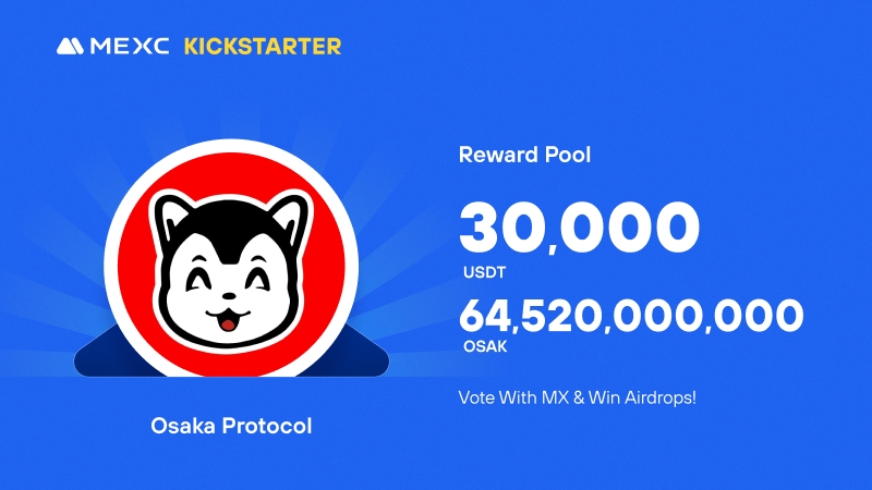 Alpha_MEXC's tweet photo. .@OsakaProtocol, a project created to follow the vision of legendary Ryoshi by bringing back true decentralization to teh people, is coming to #MEXCKickstarter 🚀

🗳Vote with $MX to share massive airdrops
📈 $OSAK/USDT Trading: 2024-10-01 11:00 (UTC)

Details: https://t.co/REMozQp2EJ