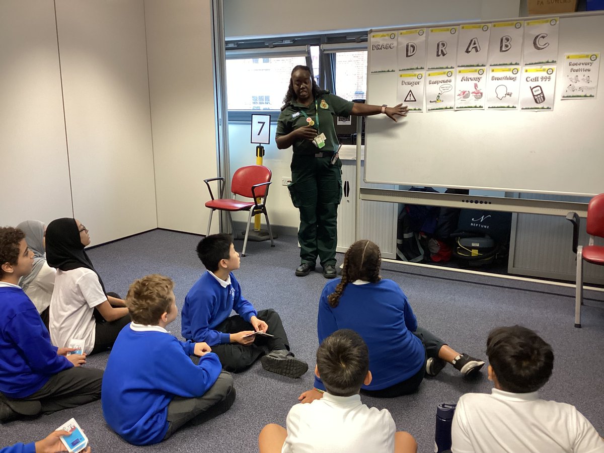 CJ_Year6's tweet photo. Year 6 visited Shadwell fire station to take part in a citizenship trip. It was very informative and really interesting! https://t.co/vxvxt2wPVh