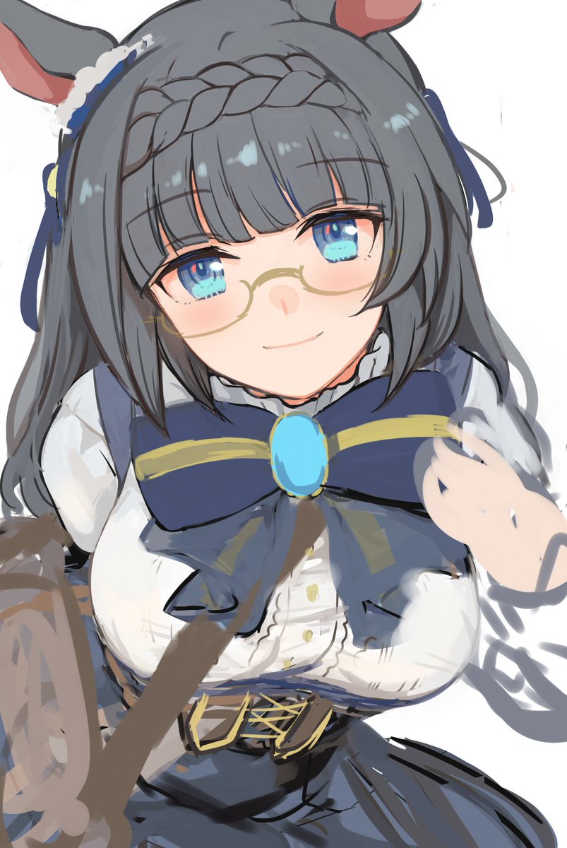 アドマイヤベガ(ウマ娘) 「大分仕事により枚数が減りましたが反応有難うございます。#今月描いたイラストを晒そ」|志村＠skeb 募集中のイラスト