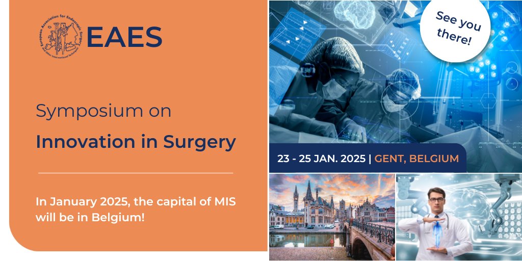 The #SIS2025 programme was just announced. Join the #EAES 23-25 January 2025 in Ghent, Belgium for interactive sessions and hands-on courses that highlight the latest breakthroughs in MIS, robotics and advanced surgical techniques. Full #programme: eaes.eu/programmeSIS/