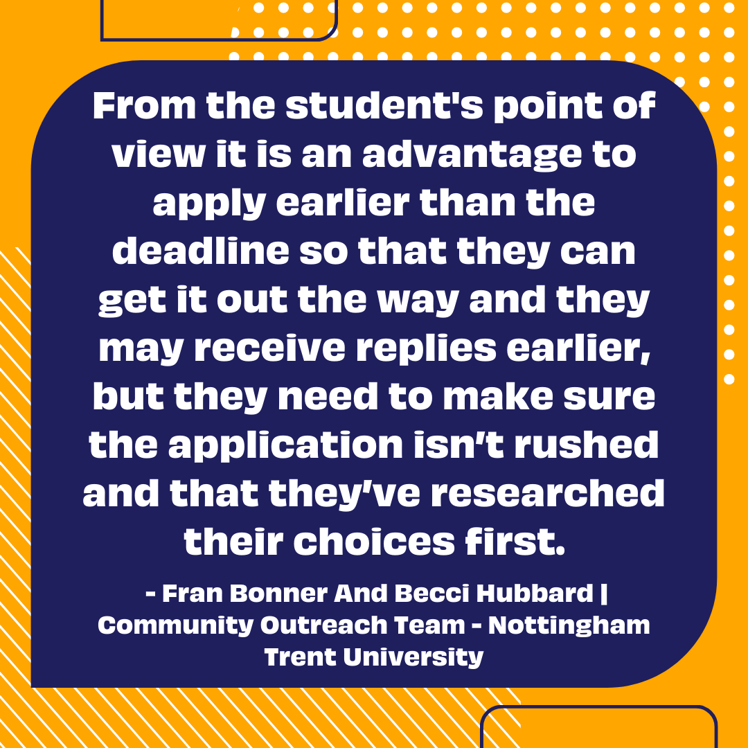 thestudentroom's tweet image. It might seem logical that applying early gives you a better chance of getting an offer. But things are a bit more complicated than that...

ow.ly/ETyN50Tx1CW

#University #UniversityApplication #UniApplication #Application #UniLife #UKStudent