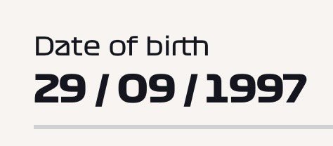 mandy23b's tweet photo. @F1 can yall explain why Max’s birthday is incorrect on his driver profile ON YOUR OWN APP??? https://t.co/qb3KSiwZt9