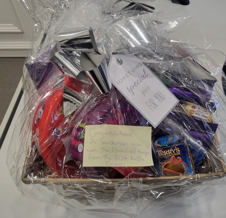 Guy Sanderson (@elthamhead) on Twitter photo First time I’ve ever won a raffle and this arrived this morning from this weekend’s excellent Parents’ Association fair.  So all is above board will be donating to brilliant school keeping team who did so much in the background to set it all up. First time I’ve ever won a raffle and this arrived this morning from this weekend’s excellent Parents’ Association fair.  So all is above board will be donating to brilliant school keeping team who did so much in the background to set it all up.