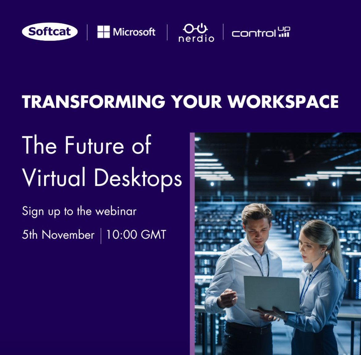Unlock the future of virtual desktops! Join industry leaders from <a href="/Microsoft/">Microsoft</a>, @getNerdio, <a href="/ControlUp/">ControlUp</a>, and @Softcat in an exclusive webinar where they’ll share strategies to transform your workspace and overcome VDI challenges. Register here:

 bit.ly/3BmWTh0