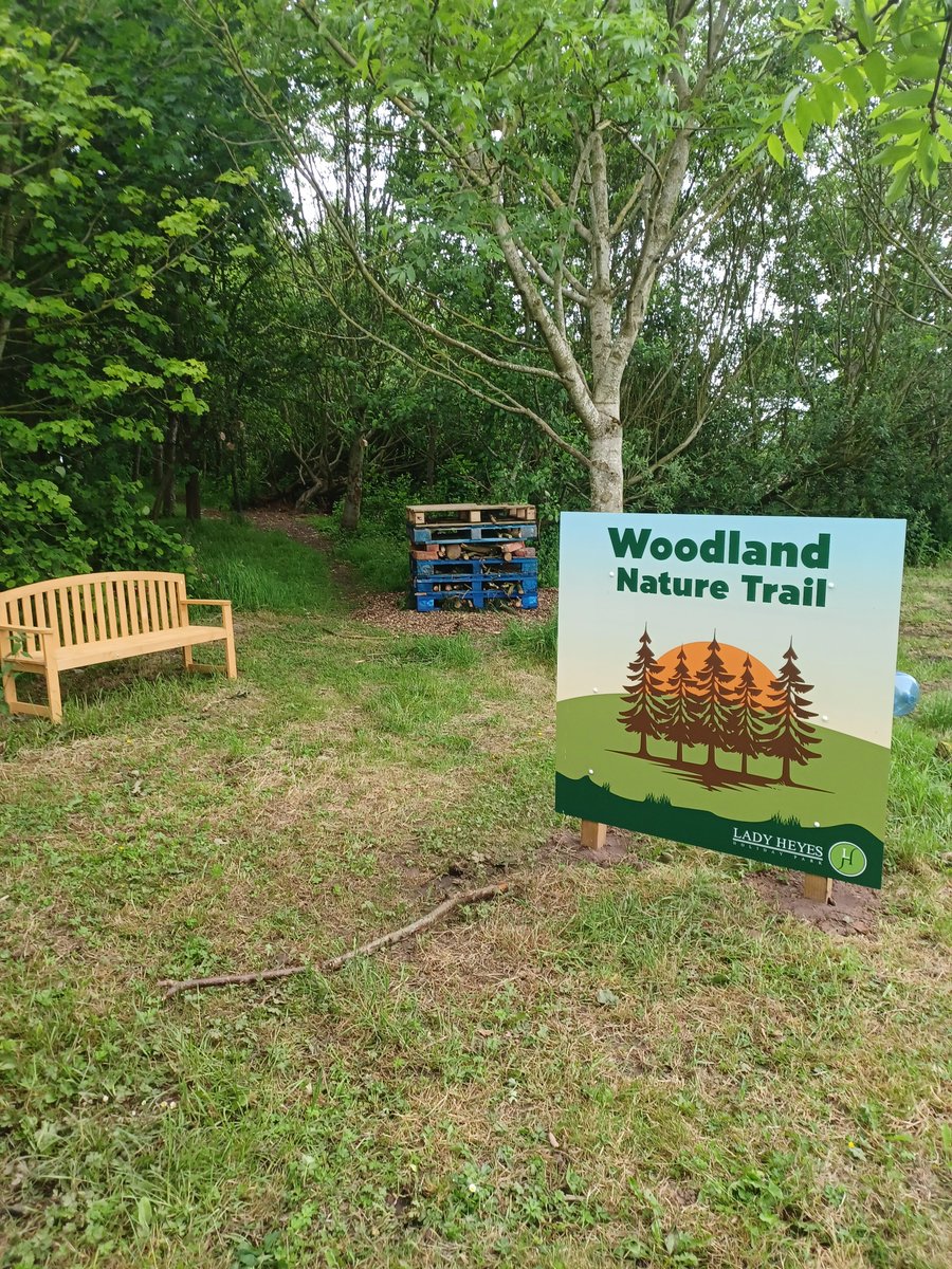Lady Heyes Holiday Park in Cheshire has set up a new Woodland Trail. Within the woodland the park team has added picnic benches, hung bird feeders and houses and built a mini beast hotel. #BellamyPledge #BHHPA